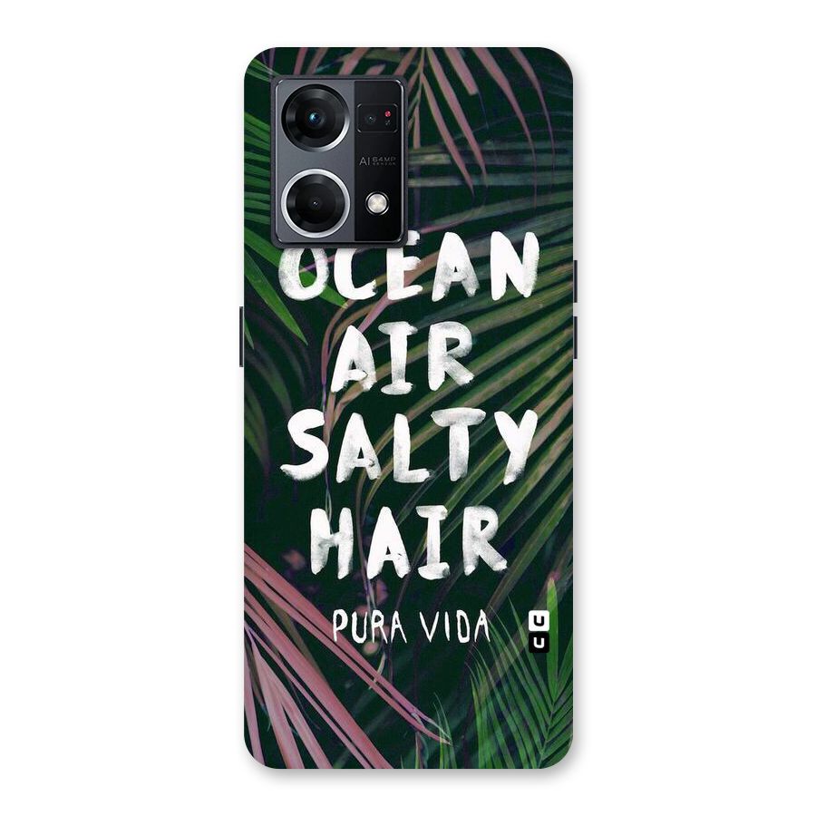 Salty Hair Glass Back Case for Oppo F21 Pro 5G