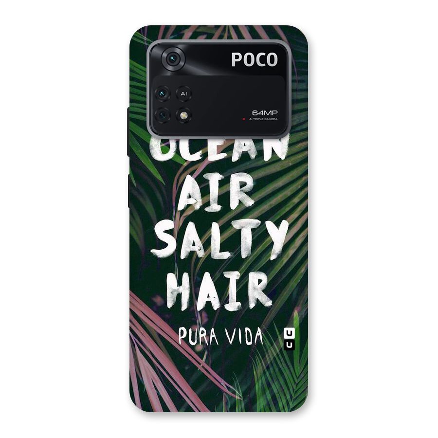 Salty Hair Back Case for Poco M4 Pro 4G