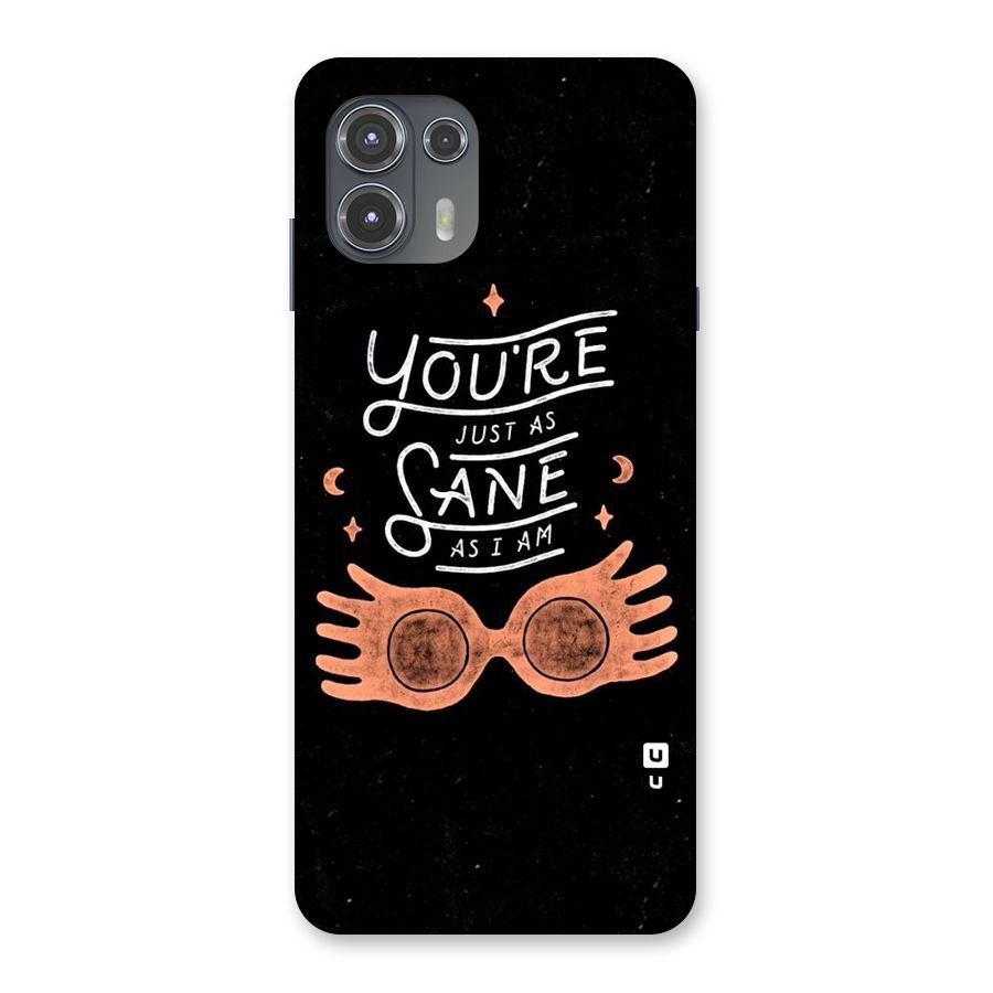 Sane As I Back Case for Motorola Edge 20 Fusion