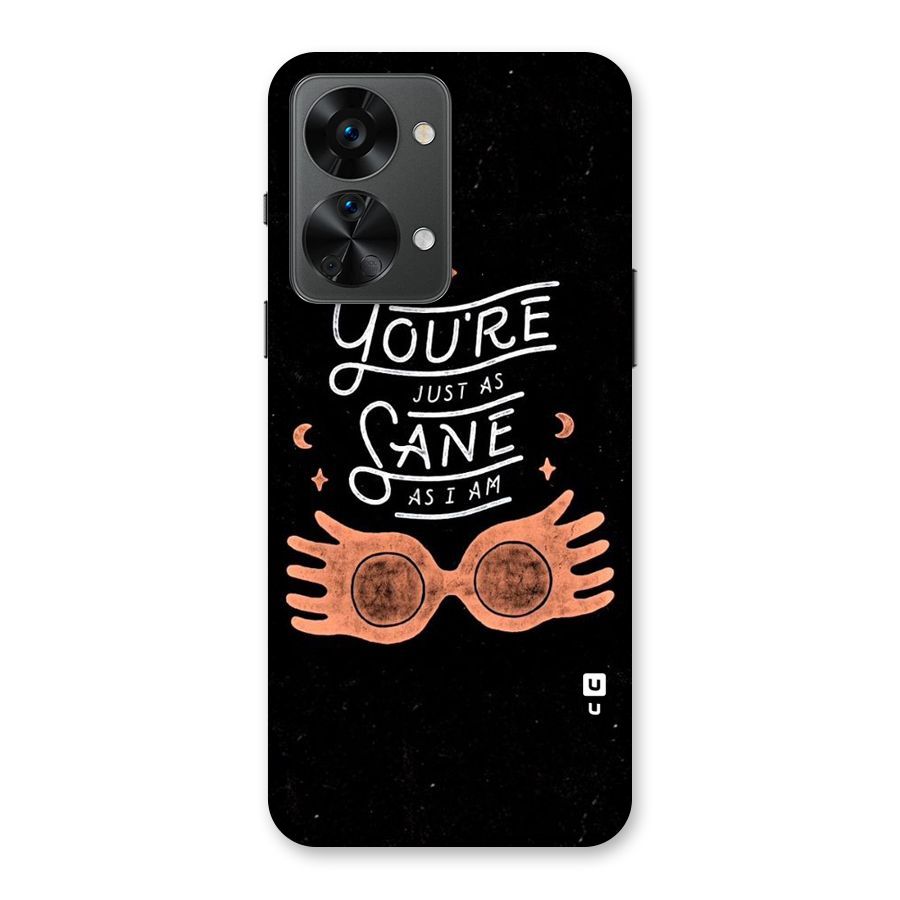 Sane As I Back Case for OnePlus Nord 2T