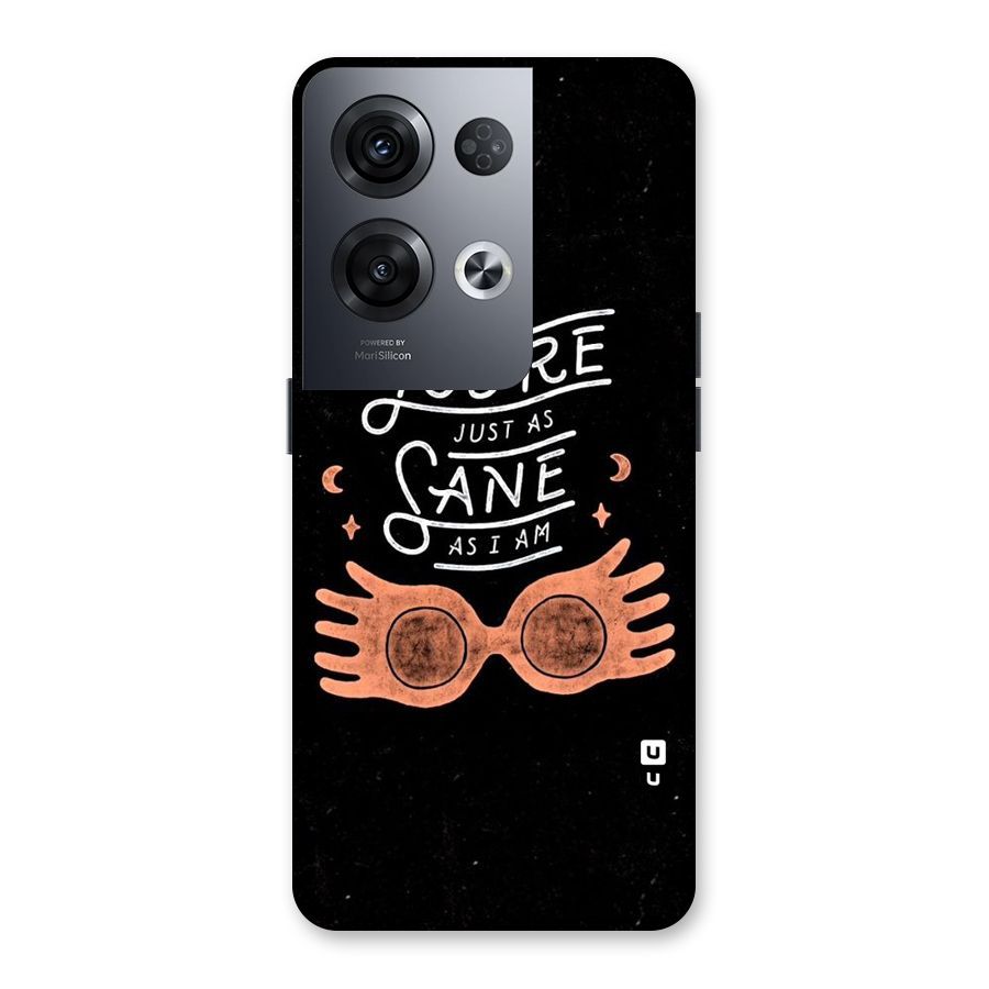 Sane As I Back Case for Oppo Reno8 Pro 5G