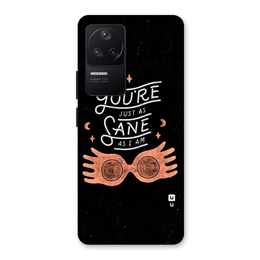 Sane As I Back Case for Poco F4 5G