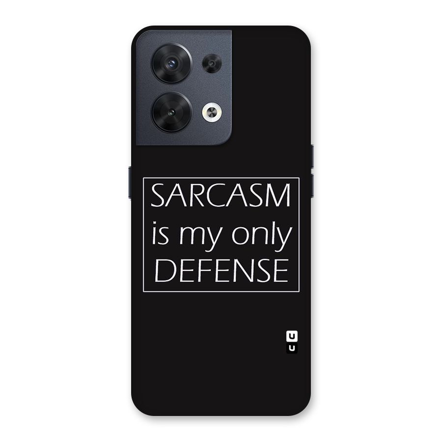 Sarcasm Defence Back Case for Oppo Reno8 5G