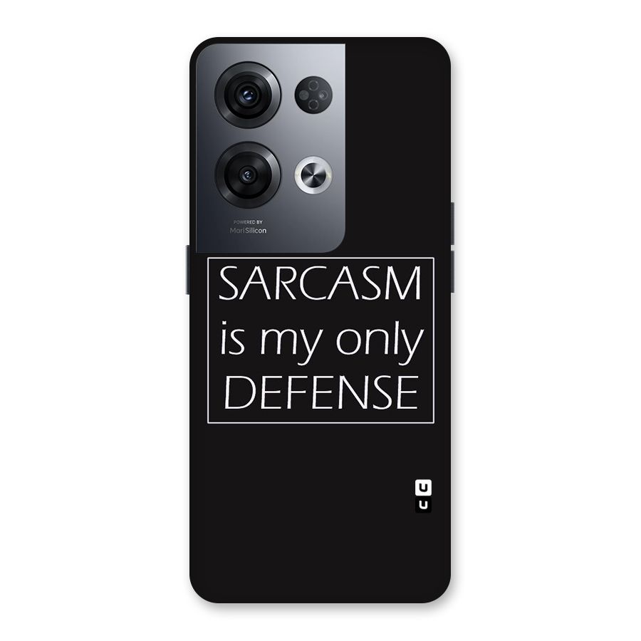 Sarcasm Defence Back Case for Oppo Reno8 Pro 5G