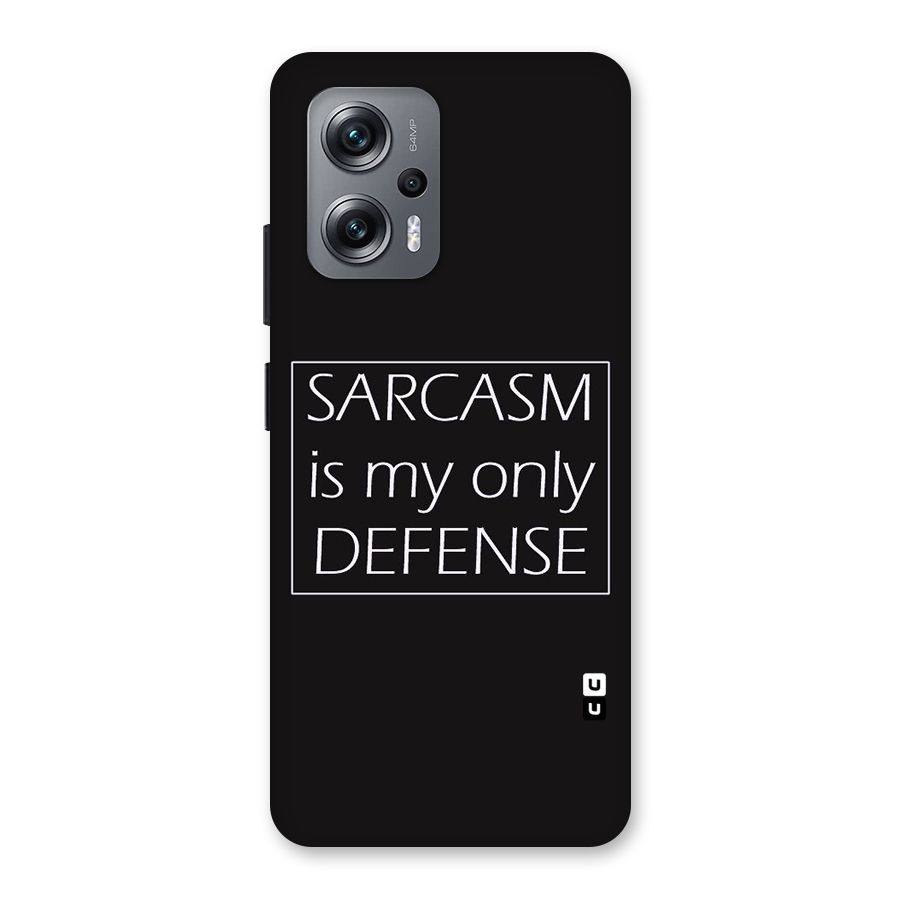 Sarcasm Defence Back Case for Redmi K50i