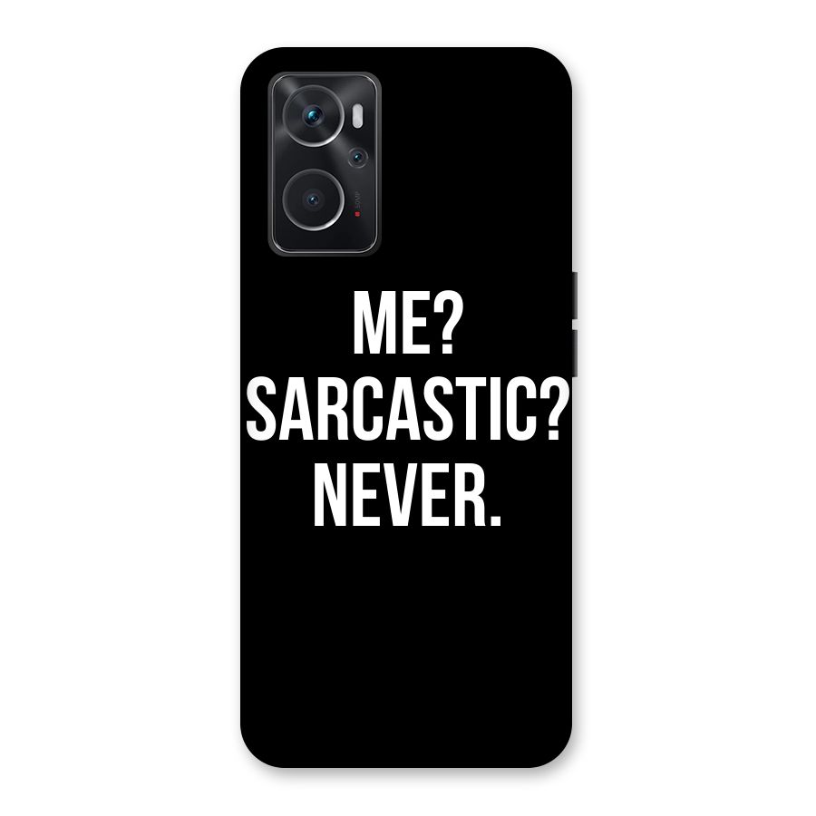 Sarcastic Quote Back Case for Oppo K10 4G