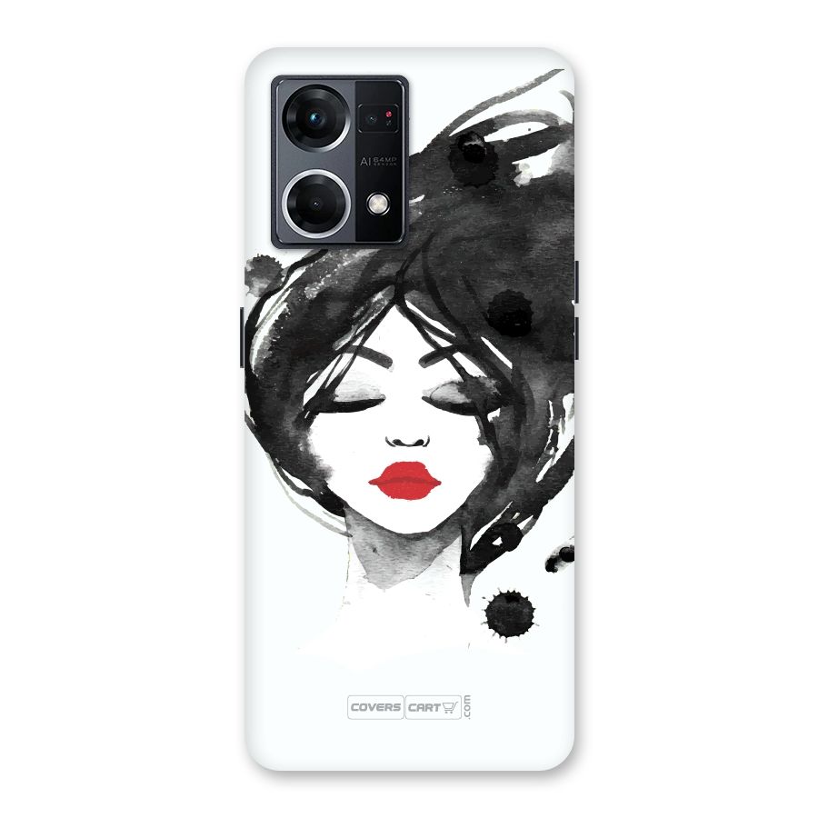 Sassy Girl Glass Back Case for Oppo F21 Pro 5G