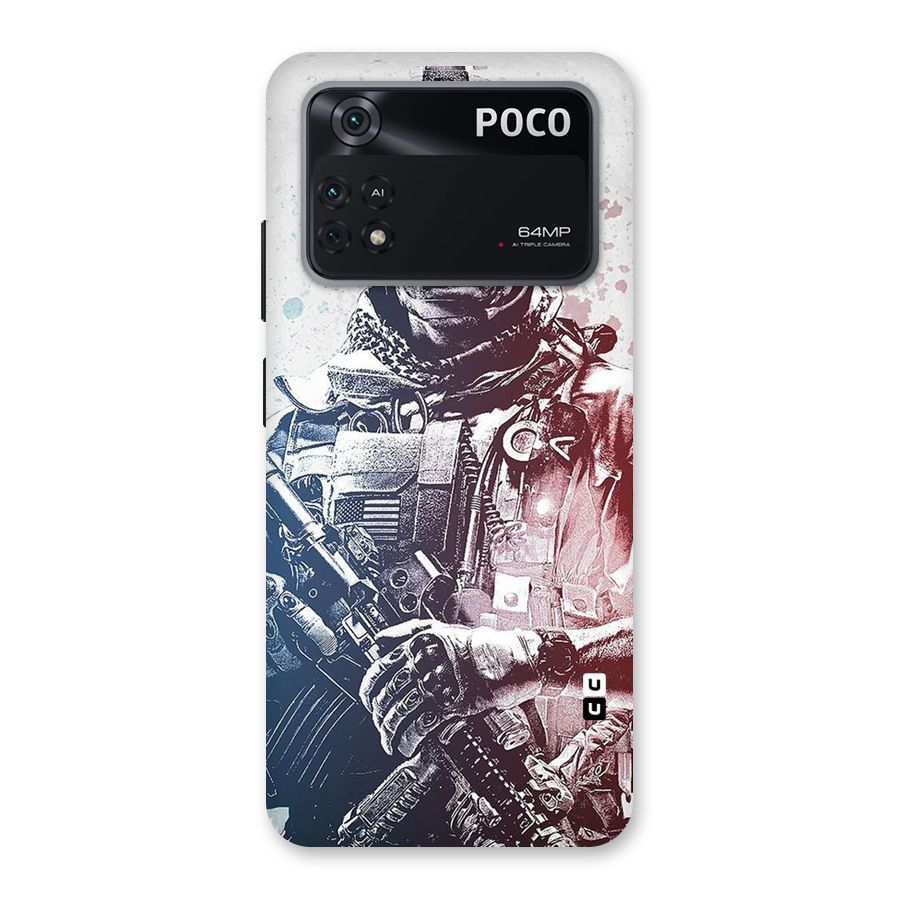 Saviour Back Case for Poco M4 Pro 4G