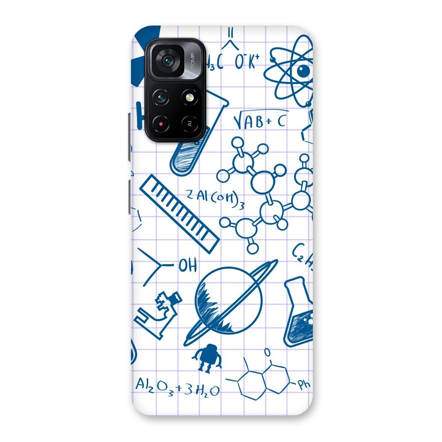 Science Notebook Back Case for Poco M4 Pro 5G