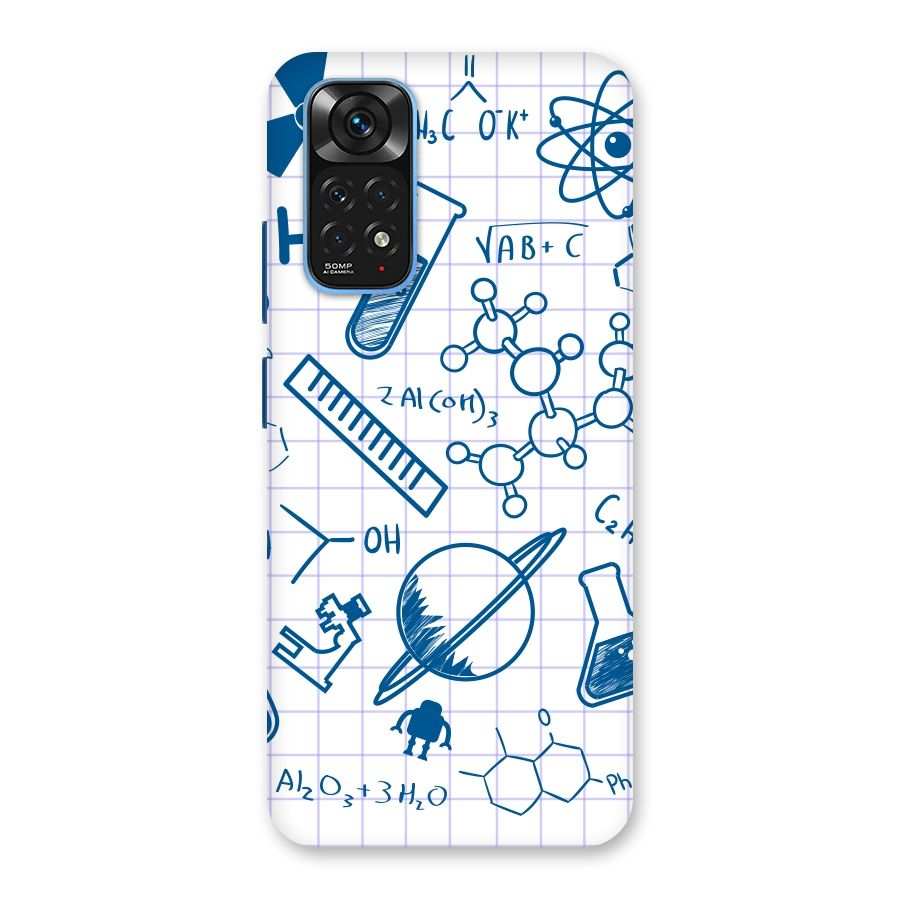 Science Notebook Back Case for Redmi Note 11S
