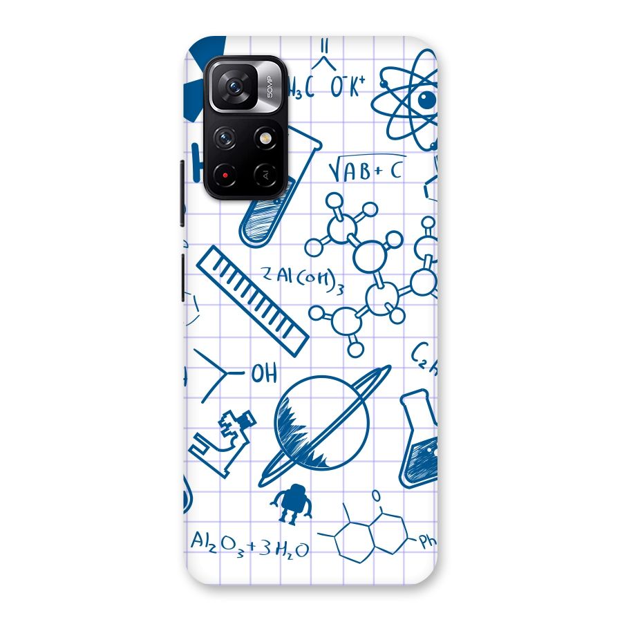 Science Notebook Back Case for Redmi Note 11T 5G