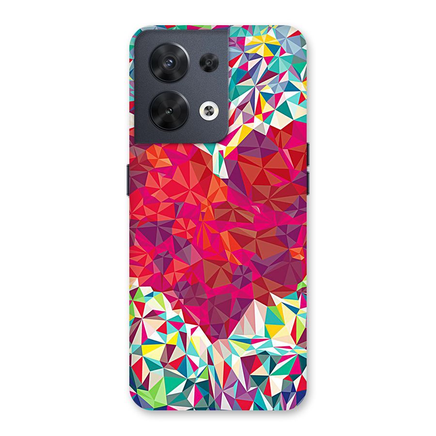 Scrumbled Heart Back Case for Oppo Reno8 5G
