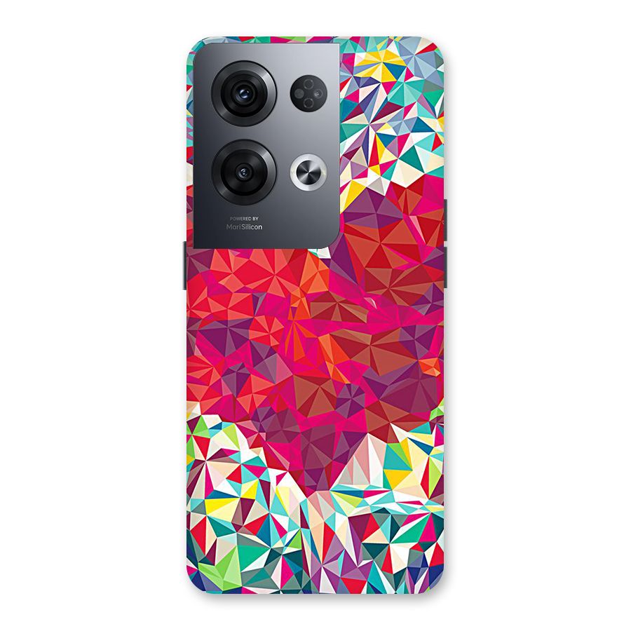 Scrumbled Heart Back Case for Oppo Reno8 Pro 5G