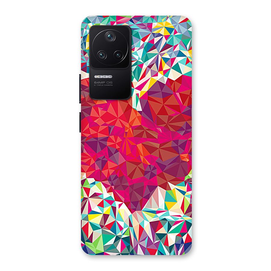 Scrumbled Heart Back Case for Poco F4 5G