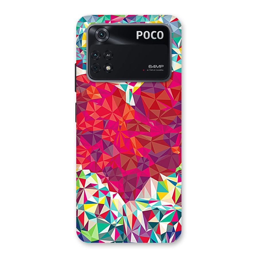 Scrumbled Heart Back Case for Poco M4 Pro 4G