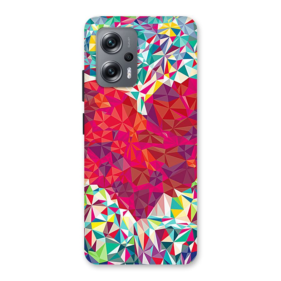 Scrumbled Heart Back Case for Redmi K50i