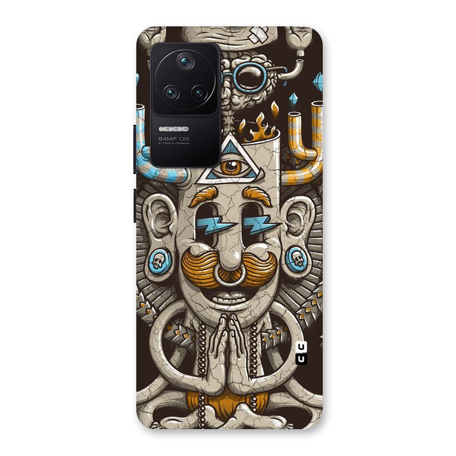 Sculpture Design Back Case for Poco F4 5G
