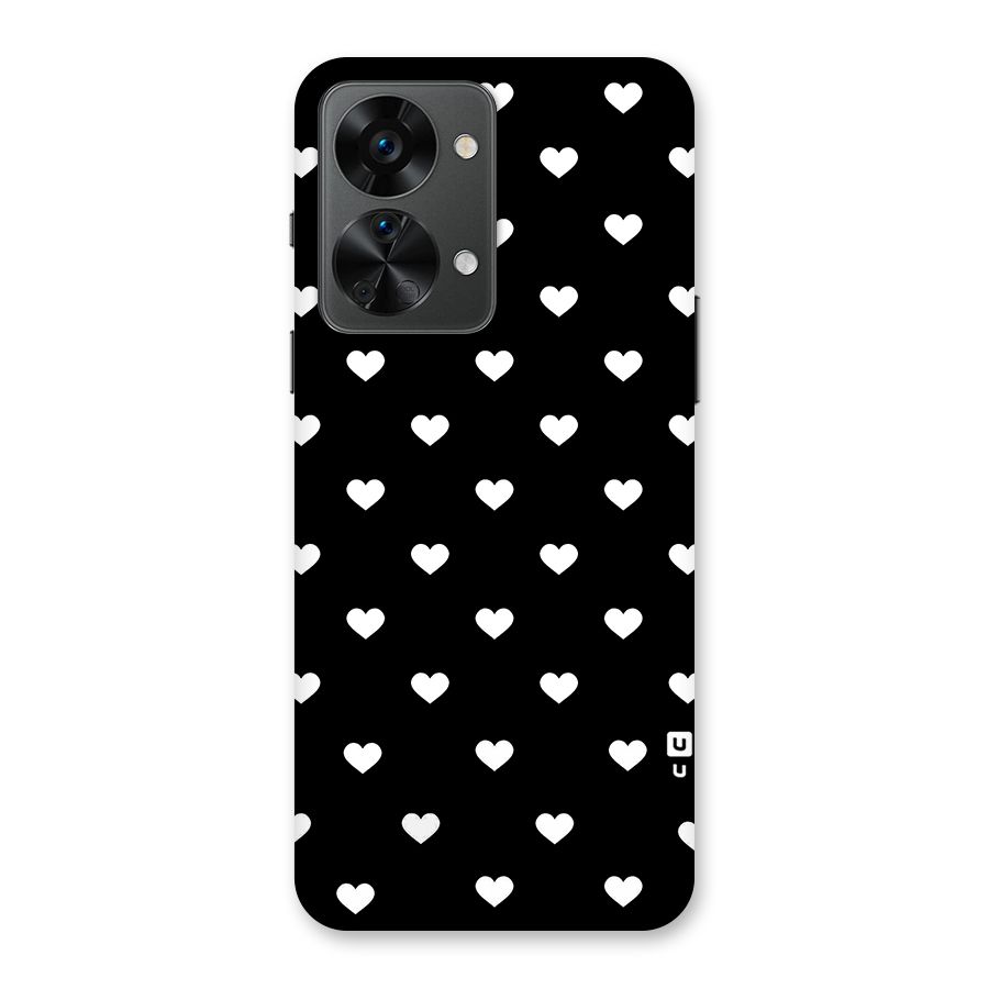 Seamless Hearts Pattern Back Case for OnePlus Nord 2T