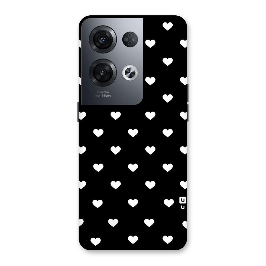 Seamless Hearts Pattern Back Case for Oppo Reno8 Pro 5G