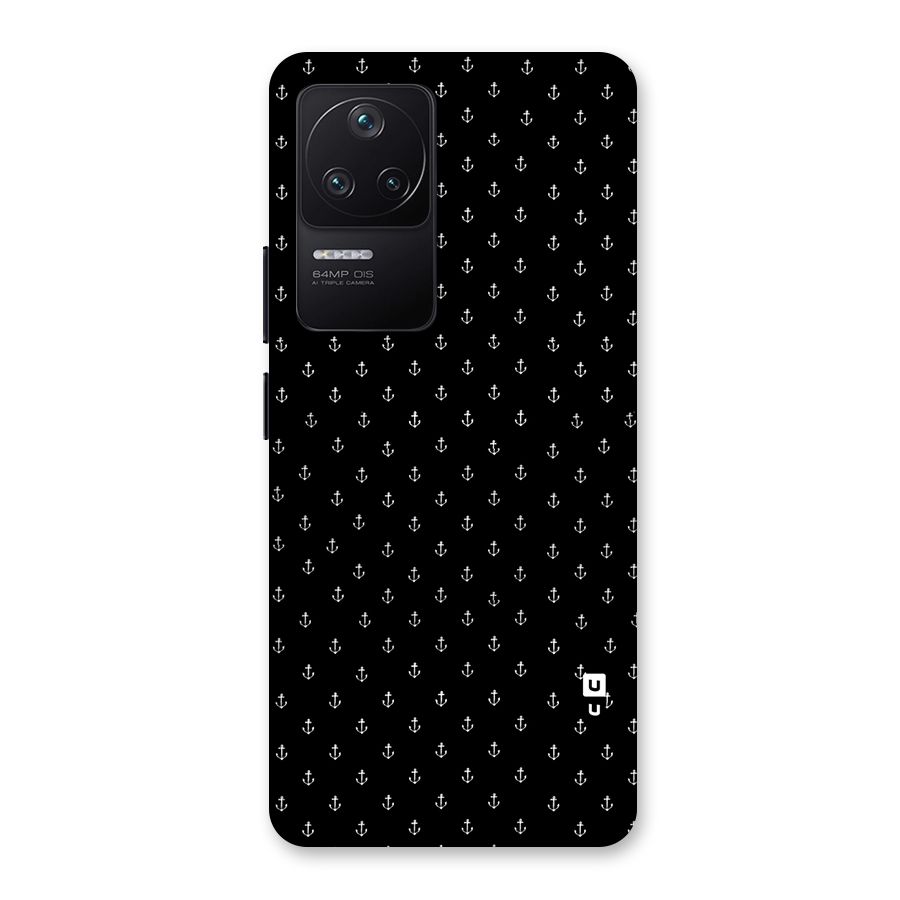 Seamless Small Anchors Pattern Back Case for Poco F4 5G