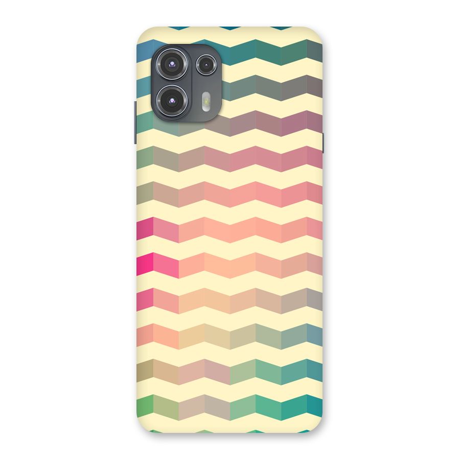 Seamless ZigZag Design Back Case for Motorola Edge 20 Fusion