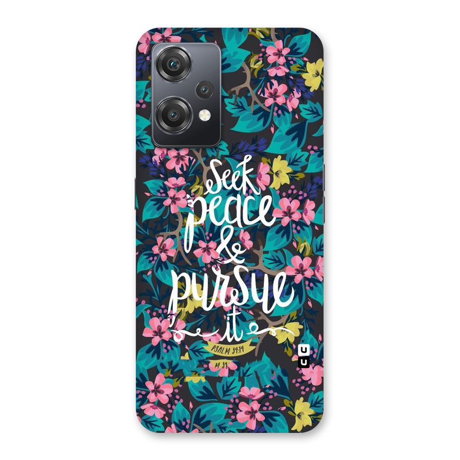 Seek Peace Back Case for OnePlus Nord CE 2 Lite 5G