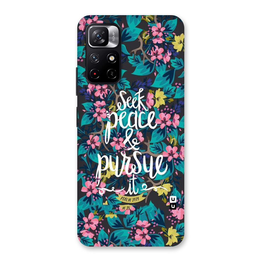 Seek Peace Back Case for Redmi Note 11T 5G