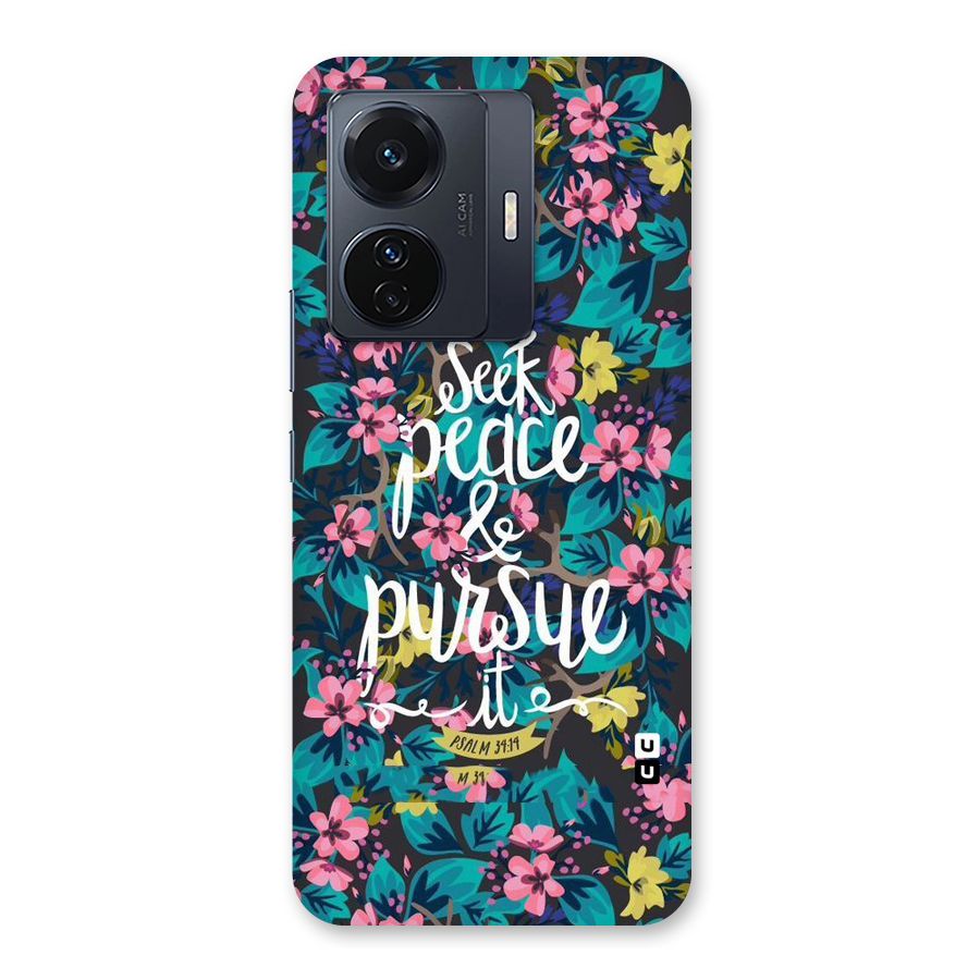 Seek Peace Back Case for Vivo T1 Pro