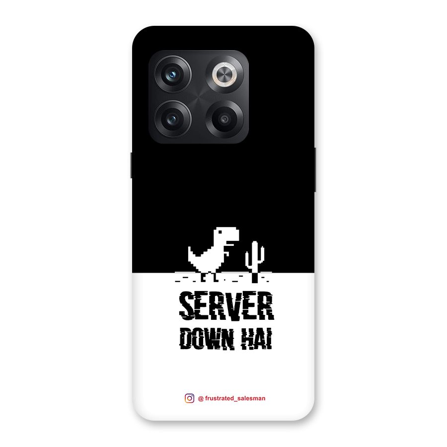 Server Down Hai Black Back Case for OnePlus 10T