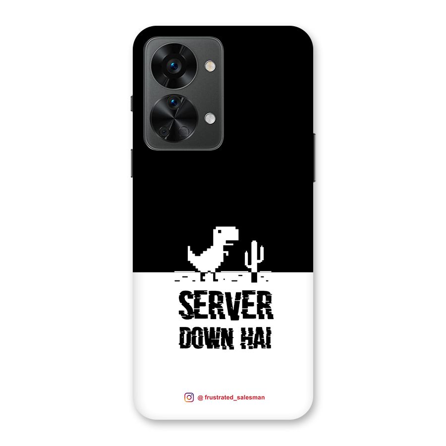 Server Down Hai Black Back Case for OnePlus Nord 2T