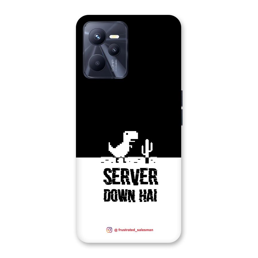 Server Down Hai Black Back Case for Realme C35