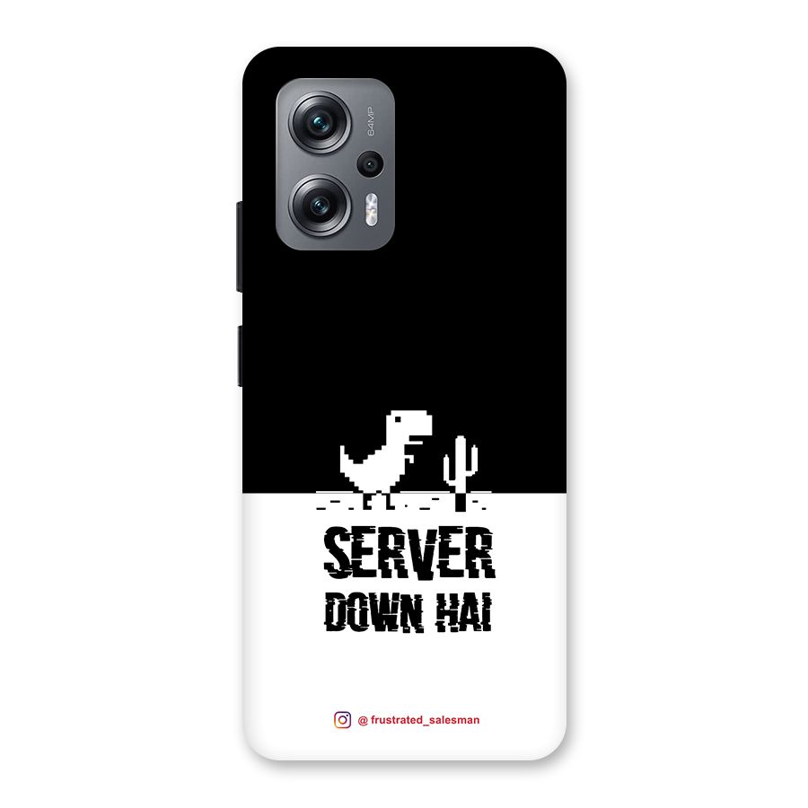 Server Down Hai Black Back Case for Redmi K50i