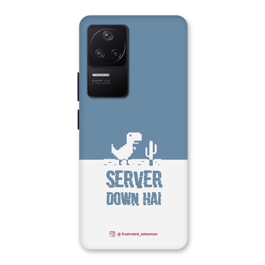 Server Down Hai SteelBlue Back Case for Poco F4 5G