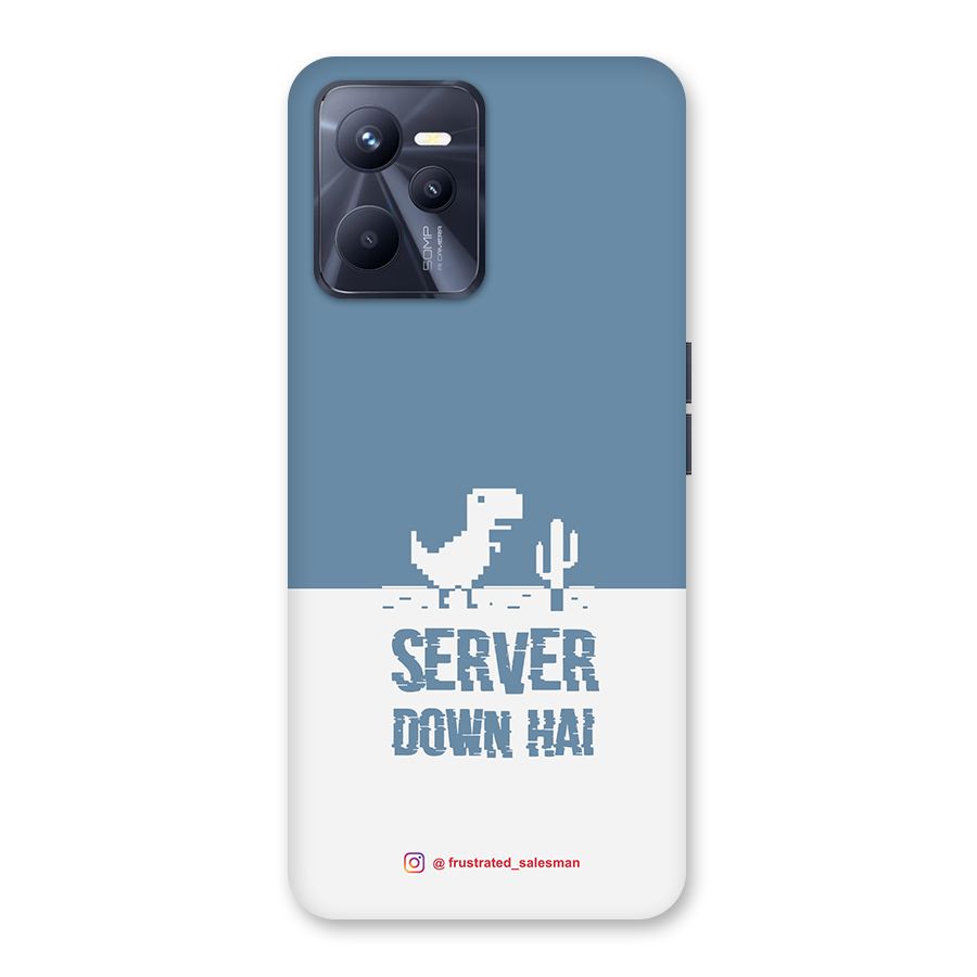 Server Down Hai SteelBlue Back Case for Realme C35