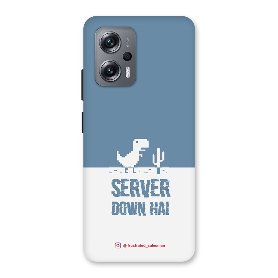 Server Down Hai SteelBlue Back Case for Redmi K50i