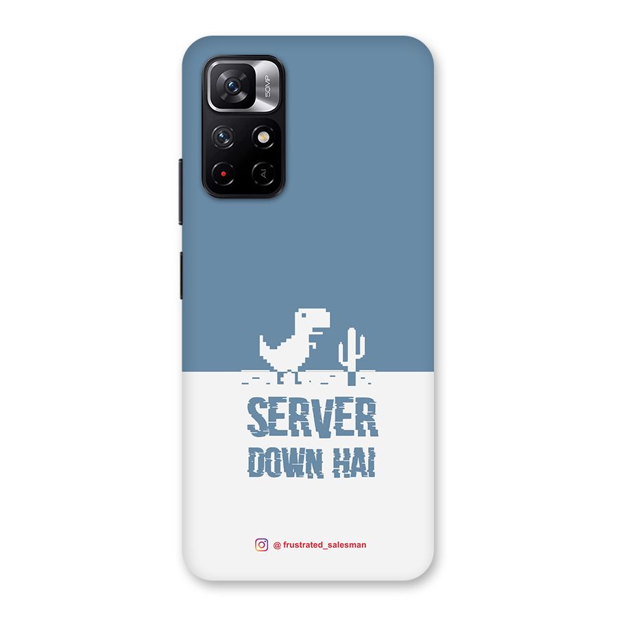 Server Down Hai SteelBlue Back Case for Redmi Note 11T 5G
