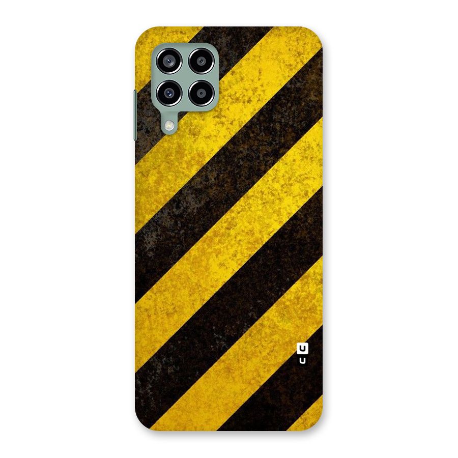 Shaded Yellow Stripes Back Case for Galaxy M33