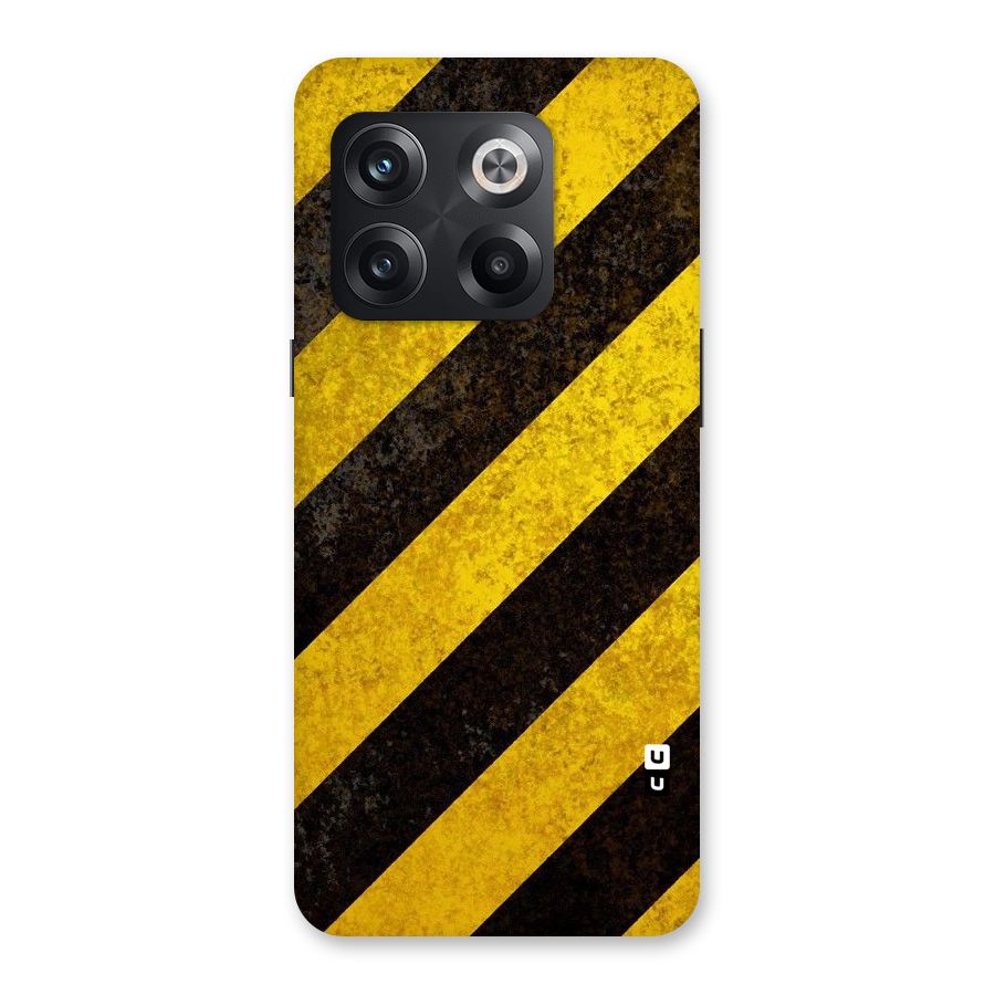 Shaded Yellow Stripes Back Case for OnePlus 10T