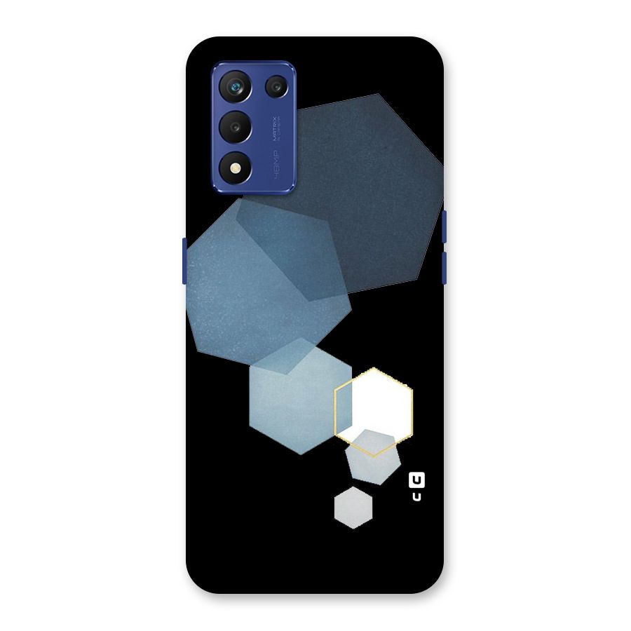 Shades Of Blue Shapes Back Case for Realme 9 5G Speed