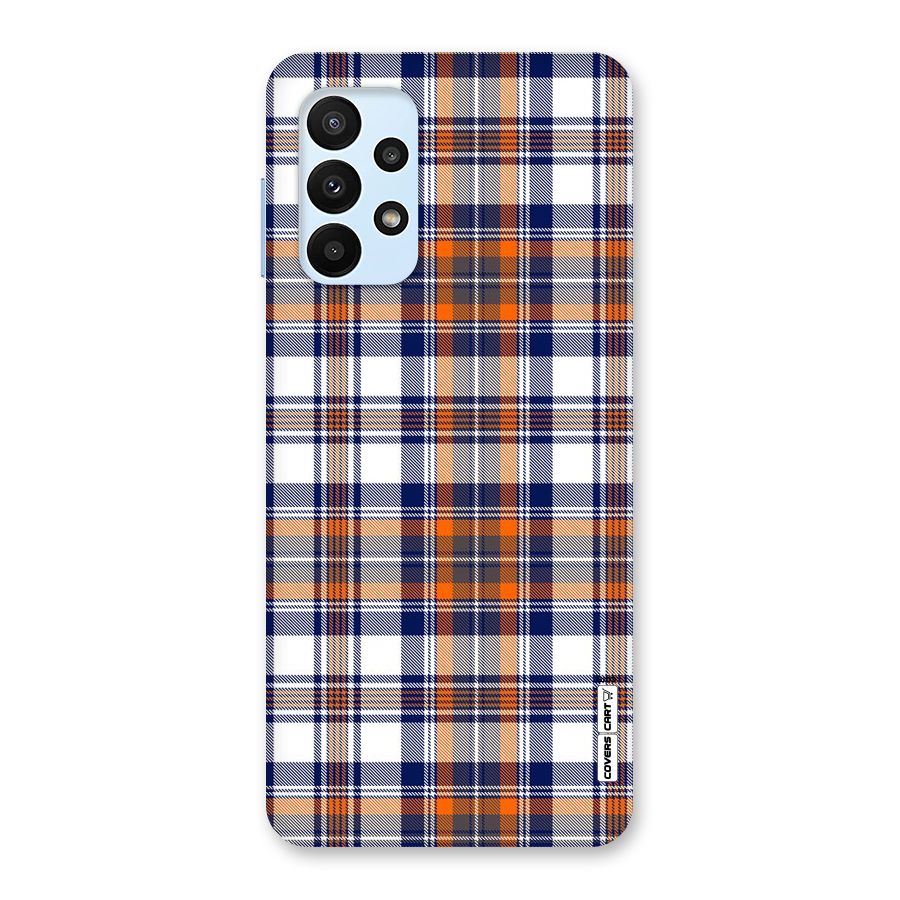 Shades Of Check Back Case for Galaxy A23