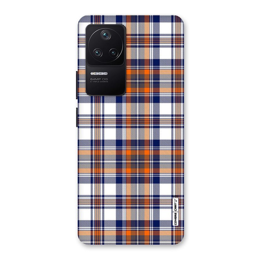 Shades Of Check Back Case for Poco F4 5G