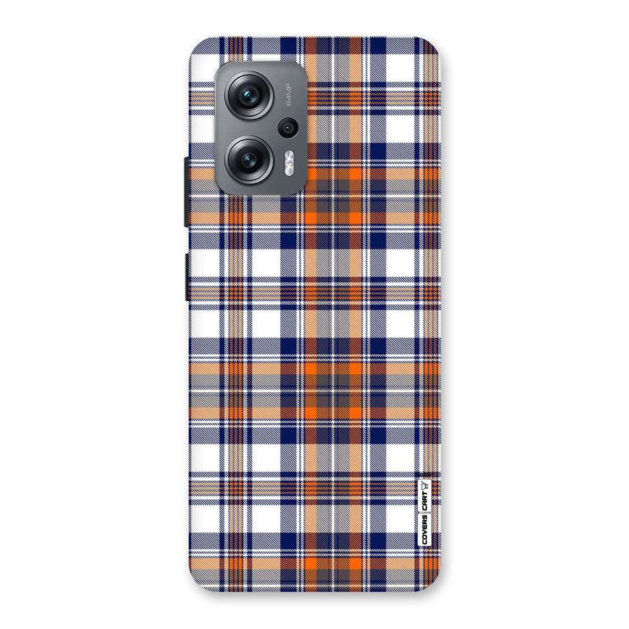 Shades Of Check Back Case for Redmi K50i