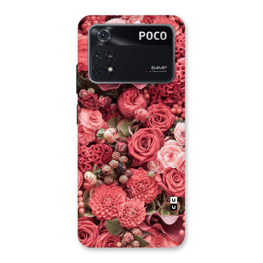 Shades Of Peach Back Case for Poco M4 Pro 4G