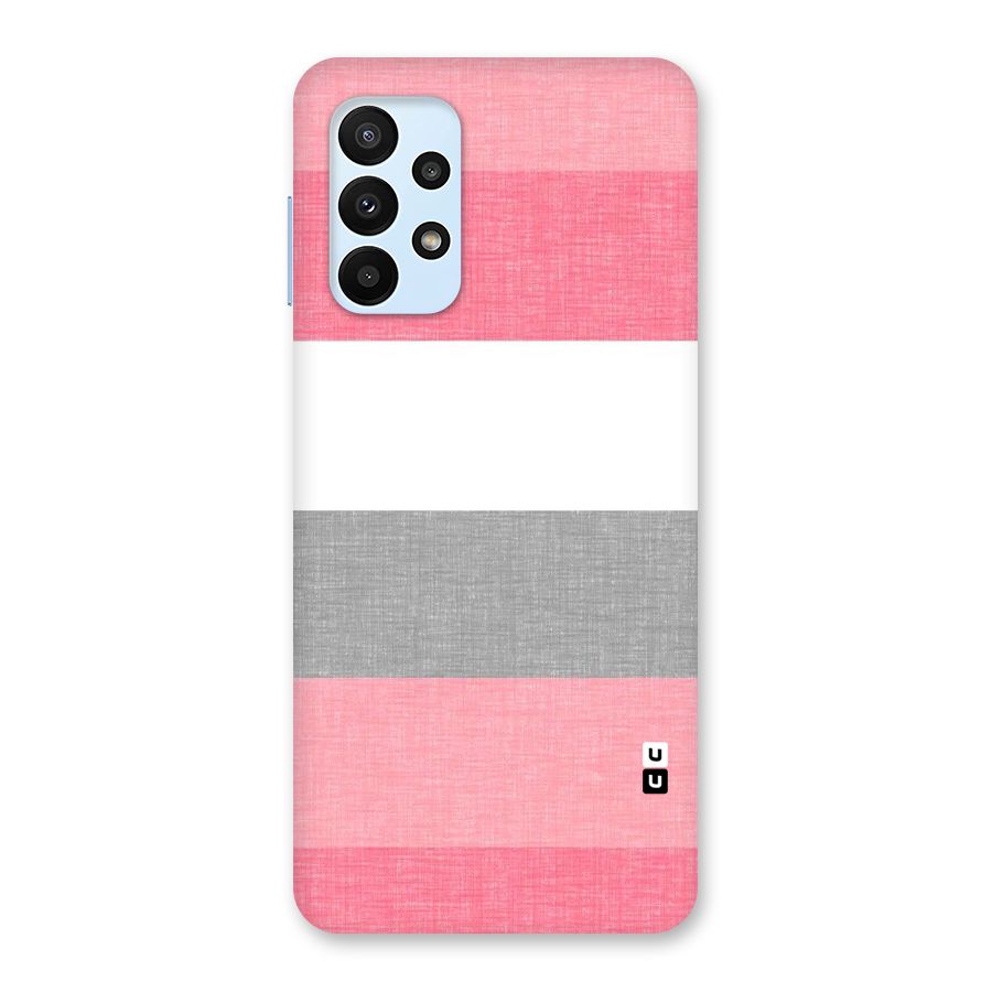 Shades Pink Stripes Back Case for Galaxy A23