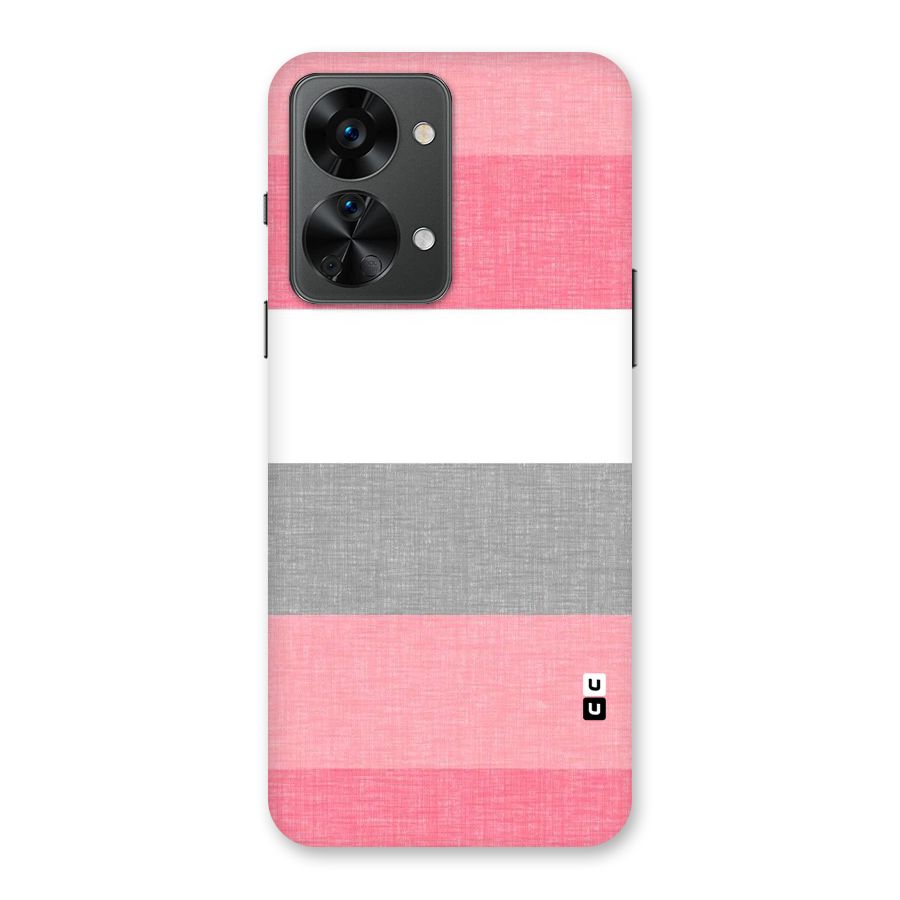 Shades Pink Stripes Back Case for OnePlus Nord 2T