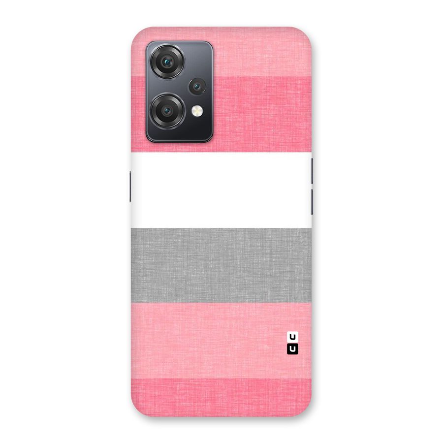Shades Pink Stripes Back Case for OnePlus Nord CE 2 Lite 5G
