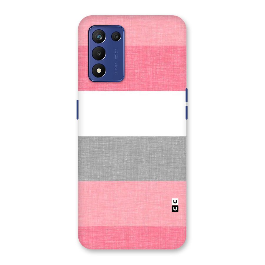 Shades Pink Stripes Back Case for Realme 9 5G Speed