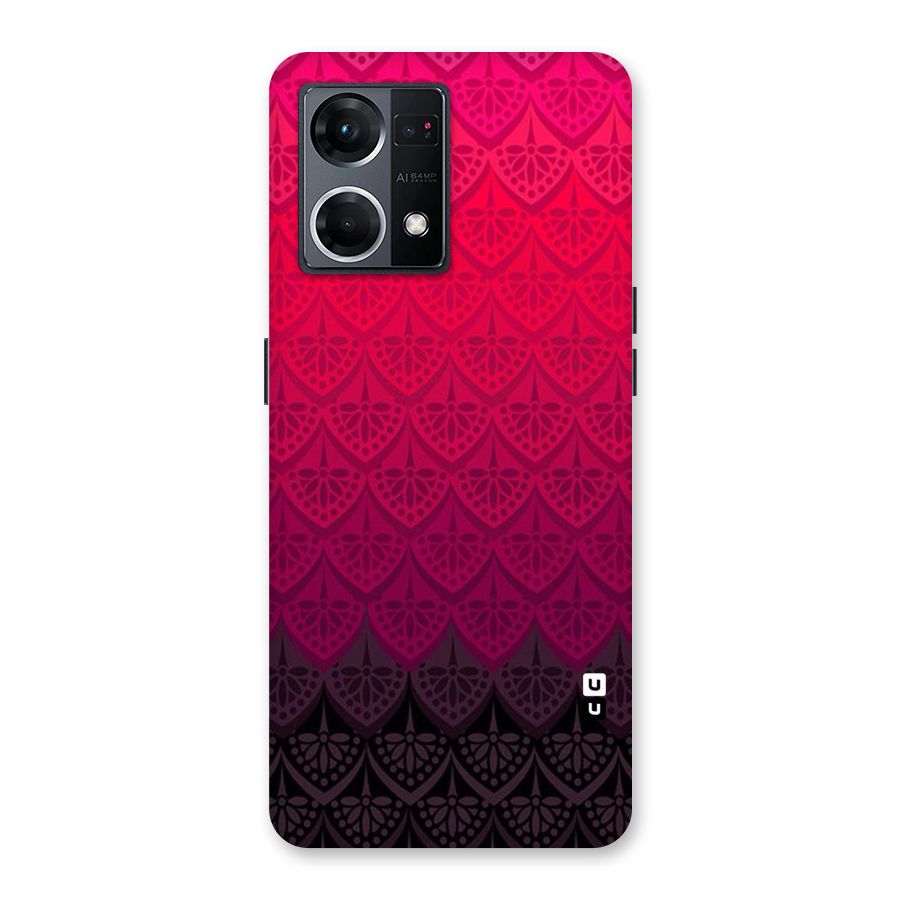 Shades Red Design Glass Back Case for Oppo F21 Pro 5G