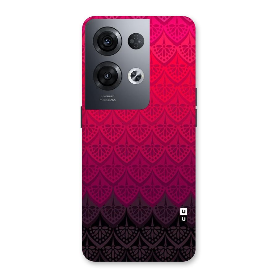 Shades Red Design Back Case for Oppo Reno8 Pro 5G