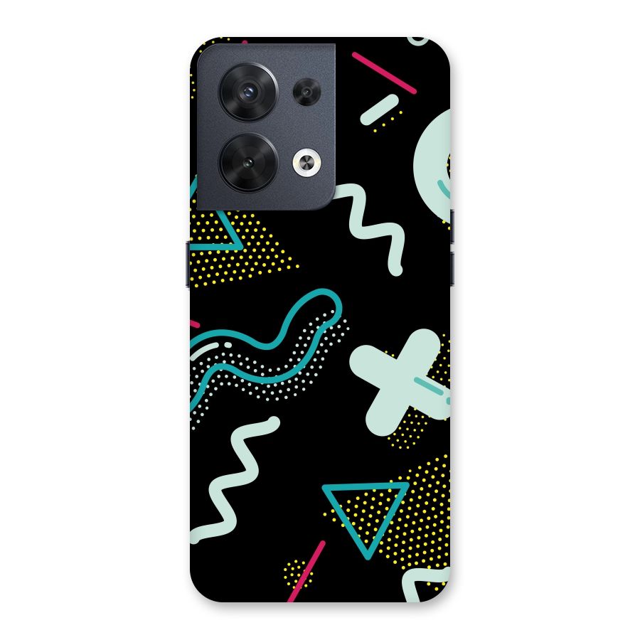 Shapes Pattern Back Case for Oppo Reno8 5G